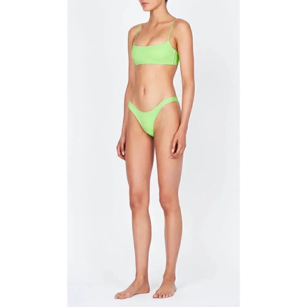 TRIANGL MICA - CHEEKY LIME SPARKLE SET NO BAG NWT
